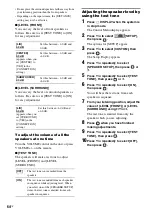 Preview for 64 page of Sony 3-283-028-11(1) Operating Instructions Manual