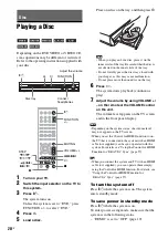 Предварительный просмотр 28 страницы Sony 3-283-036-11(3) Operating Instructions Manual