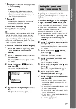 Preview for 27 page of Sony 3-283-040-11(1) Operating Instructions Manual