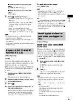 Preview for 37 page of Sony 3-283-040-11(1) Operating Instructions Manual