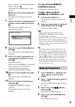 Preview for 49 page of Sony 3-283-040-11(1) Operating Instructions Manual