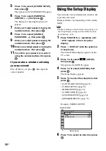 Preview for 50 page of Sony 3-283-040-11(1) Operating Instructions Manual