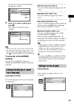 Preview for 51 page of Sony 3-283-040-11(1) Operating Instructions Manual