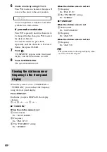 Preview for 60 page of Sony 3-283-040-11(1) Operating Instructions Manual