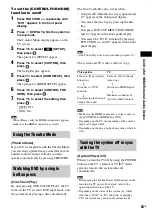 Preview for 63 page of Sony 3-283-040-11(1) Operating Instructions Manual