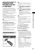 Preview for 65 page of Sony 3-283-040-11(1) Operating Instructions Manual