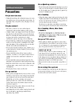 Preview for 89 page of Sony 3-283-040-11(1) Operating Instructions Manual