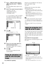 Предварительный просмотр 76 страницы Sony 3-283-045-11(1) Operating Instructions Manual