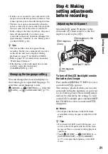 Preview for 21 page of Sony 3-286-590-12(1) Handbook