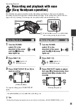 Preview for 25 page of Sony 3-286-590-12(1) Handbook