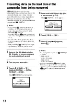 Предварительный просмотр 64 страницы Sony 3-286-590-12(1) Handbook