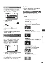 Предварительный просмотр 85 страницы Sony 3-286-590-12(1) Handbook