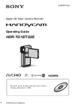 Sony 3-288-523-13(1) Operating Manual preview