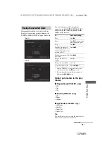 Предварительный просмотр 85 страницы Sony 3-289-204-41(1) Operating Instructions Manual