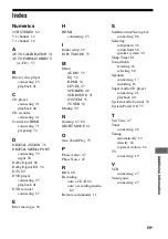 Предварительный просмотр 99 страницы Sony 3-289-450-44(1) Operating Instructions Manual