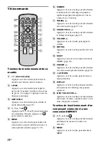 Предварительный просмотр 20 страницы Sony 3-291-730-31(1) (French) Mode D'Emploi