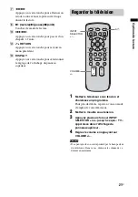 Предварительный просмотр 21 страницы Sony 3-291-730-31(1) (French) Mode D'Emploi