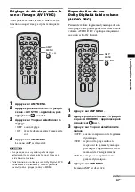 Предварительный просмотр 37 страницы Sony 3-291-730-31(1) (French) Mode D'Emploi