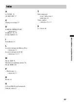 Предварительный просмотр 45 страницы Sony 3-291-730-31(1) (French) Mode D'Emploi