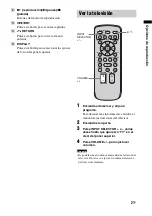 Предварительный просмотр 65 страницы Sony 3-291-730-31(1) (French) Mode D'Emploi