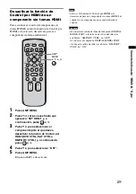 Предварительный просмотр 75 страницы Sony 3-291-730-31(1) (French) Mode D'Emploi