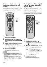 Предварительный просмотр 124 страницы Sony 3-291-730-31(1) (French) Mode D'Emploi