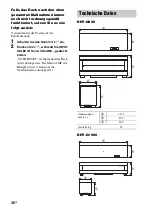 Предварительный просмотр 128 страницы Sony 3-291-730-31(1) (French) Mode D'Emploi