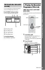 Предварительный просмотр 33 страницы Sony 3-293-880-11(1) Operating Instructions Manual