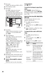 Предварительный просмотр 34 страницы Sony 3-293-880-11(1) Operating Instructions Manual