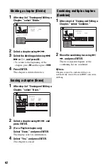 Предварительный просмотр 62 страницы Sony 3-293-880-11(1) Operating Instructions Manual