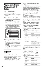 Предварительный просмотр 80 страницы Sony 3-293-880-11(1) Operating Instructions Manual