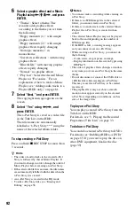 Preview for 92 page of Sony 3-293-880-11(1) Operating Instructions Manual