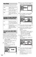 Предварительный просмотр 112 страницы Sony 3-293-880-11(1) Operating Instructions Manual