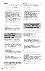 Preview for 24 page of Sony 3-295-080-12(1) Operating Instructions Manual