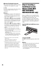 Preview for 26 page of Sony 3-295-080-12(1) Operating Instructions Manual