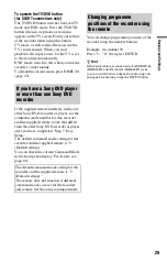 Preview for 29 page of Sony 3-295-080-12(1) Operating Instructions Manual