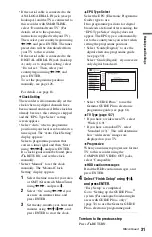 Preview for 31 page of Sony 3-295-080-12(1) Operating Instructions Manual