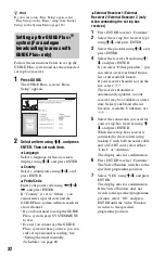 Preview for 32 page of Sony 3-295-080-12(1) Operating Instructions Manual