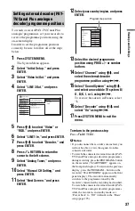 Preview for 37 page of Sony 3-295-080-12(1) Operating Instructions Manual