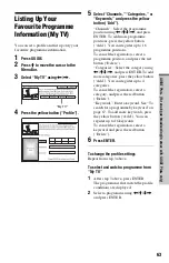 Preview for 63 page of Sony 3-295-080-12(1) Operating Instructions Manual