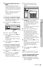 Preview for 67 page of Sony 3-295-080-12(1) Operating Instructions Manual