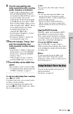 Preview for 69 page of Sony 3-295-080-12(1) Operating Instructions Manual