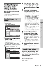 Preview for 71 page of Sony 3-295-080-12(1) Operating Instructions Manual