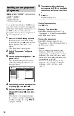 Preview for 78 page of Sony 3-295-080-12(1) Operating Instructions Manual