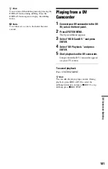 Preview for 101 page of Sony 3-295-080-12(1) Operating Instructions Manual