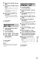 Preview for 103 page of Sony 3-295-080-12(1) Operating Instructions Manual