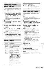 Preview for 105 page of Sony 3-295-080-12(1) Operating Instructions Manual