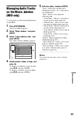 Preview for 107 page of Sony 3-295-080-12(1) Operating Instructions Manual