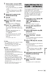 Preview for 111 page of Sony 3-295-080-12(1) Operating Instructions Manual