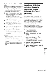 Preview for 115 page of Sony 3-295-080-12(1) Operating Instructions Manual